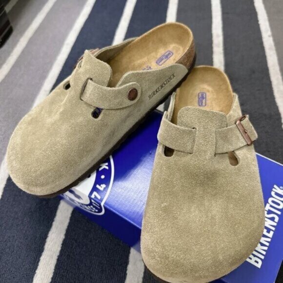 Birkenstock Boston Suede Leather - Taupe Women - Picture 4 of 4